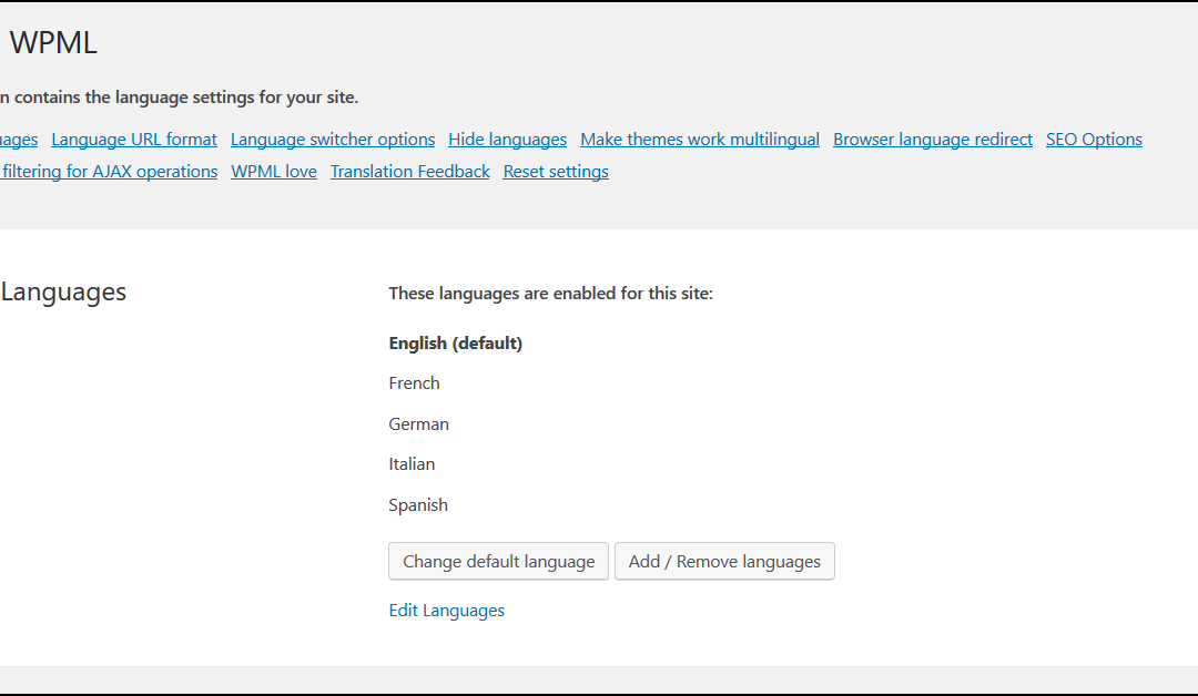 The Simplest Way To Create A Bilingual Site Using WordPress and WPML